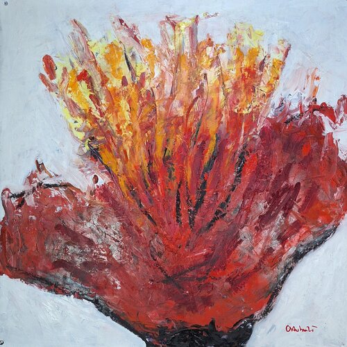 Amapola Fénix by Juanjo Ortubia, 絵画 for Sale on Singulart