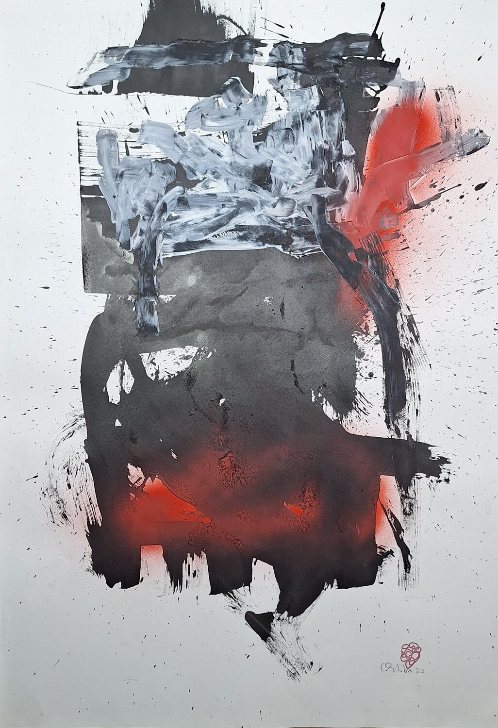Colapso Mental No2 Juanjo Ortubia Œuvre sur papier à vendre
