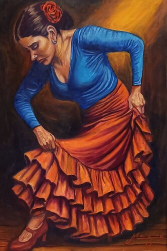 Pasión par Salvador José Megias Carmona, Peinture en vente sur Singulart