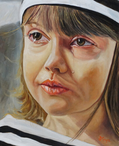 LA NIÑA DE LA LAGRIMA by Salvador José Megias Carmona, 회화 for Sale on Singulart