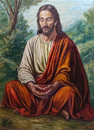 MEDITACIÓN di Salvador José Megias Carmona, Pittura in vendita su Singulart