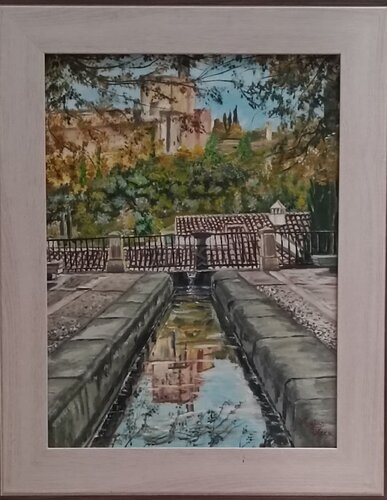 Placeta de los Carvajales  (Granada) de Salvador José Megias Carmona, Pintura a la venta en Singulart