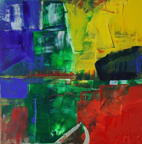 Fröhlichkeit by Anna Margaretha Kauss-Zemp, Painting for Sale on Singulart