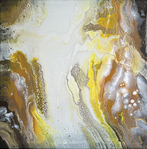 GOLDEN PULSE di Inese Zandere, Pittura in vendita su Singulart