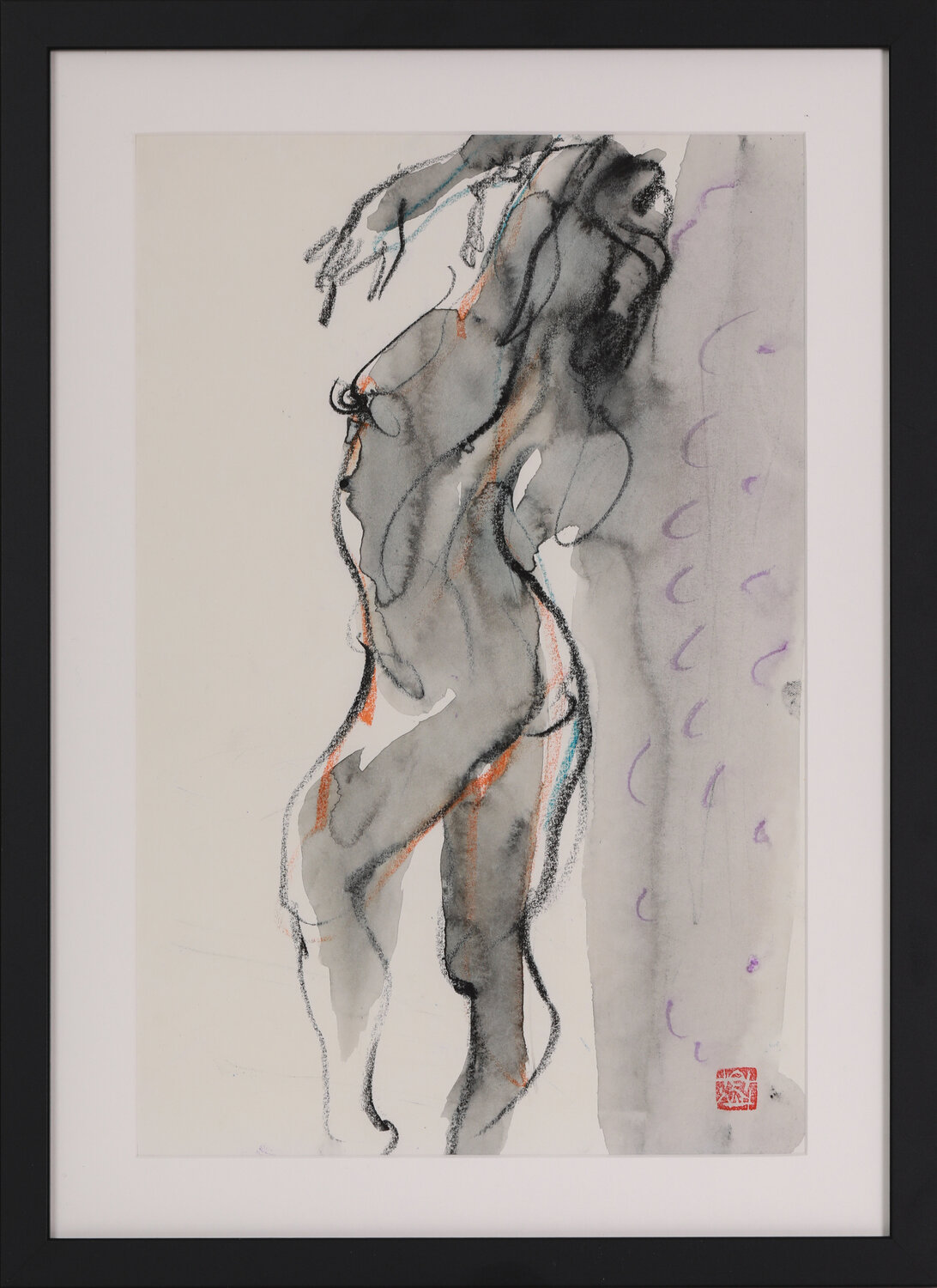 Nu croquis #7 nam yoosho Dibujo en venta