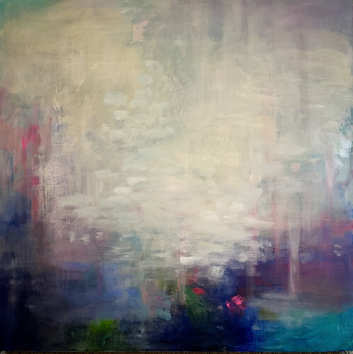 Light Pool par Monique Robidoux Art & Design, Peinture en vente sur Singulart