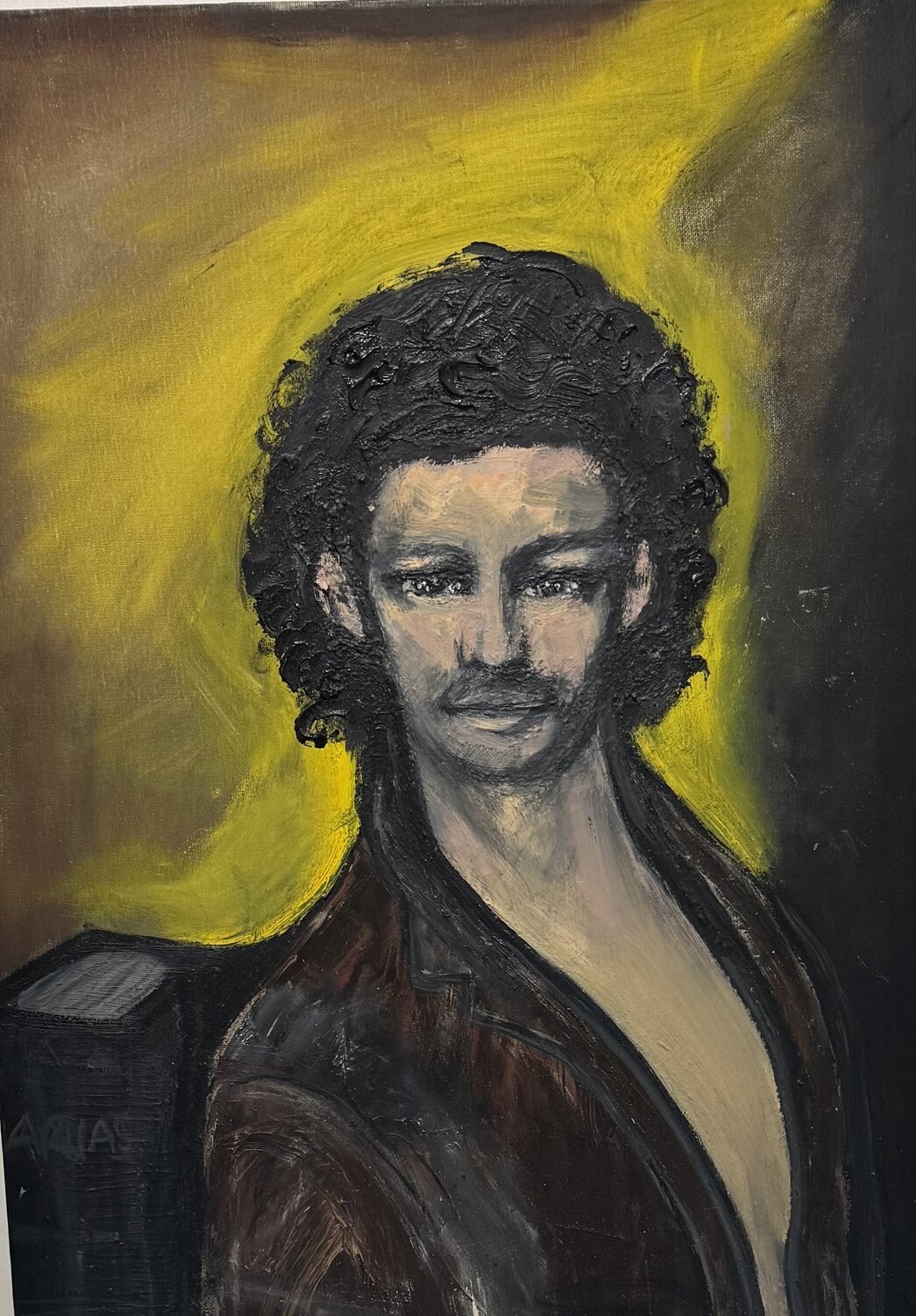 Jonas Kauffman Tenor Henrietta Sophia Wallace Dunlop Originalgemälde zu verkaufen