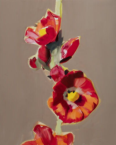 HollyHock by Max Eckhardt, 회화 for Sale on Singulart