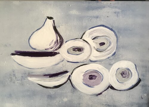 Bodegon by rossana franzi moia, Painting for Sale on Singulart