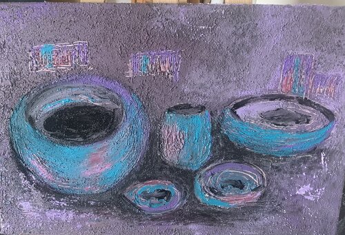 Bodegon by rossana franzi moia, Painting for Sale on Singulart