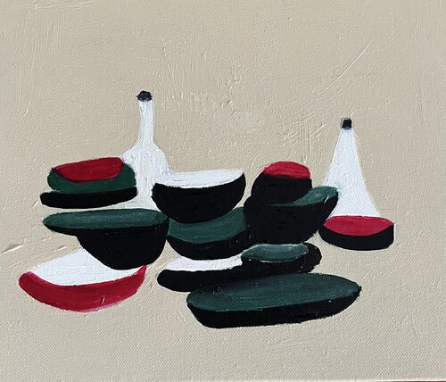 Bodegon by rossana franzi moia, Painting for Sale on Singulart