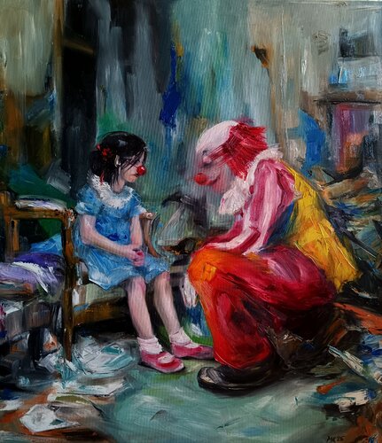 Jen povídej by Mar Ko, Painting for Sale on Singulart