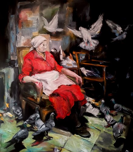 Mezi nimi by Mar Ko, Painting for Sale on Singulart
