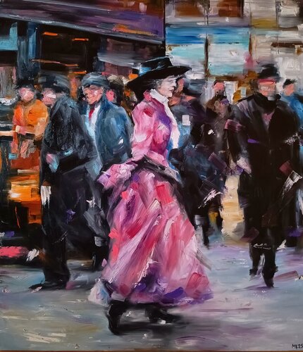 Sama v davu by Mar Ko, Painting for Sale on Singulart
