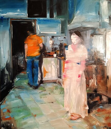Rozchod by Mar Ko, Painting for Sale on Singulart