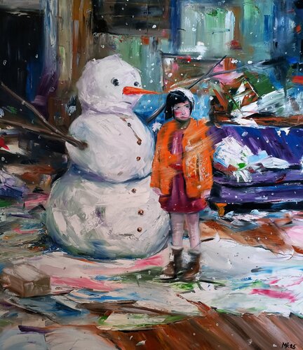 Trochu zima by Mar Ko, Painting for Sale on Singulart