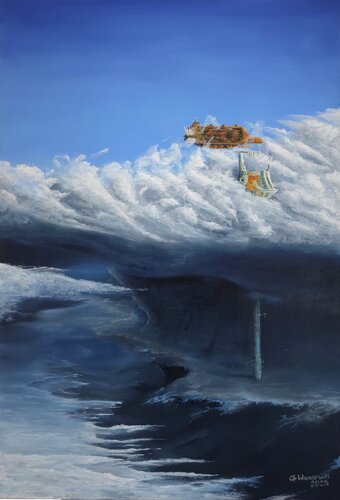 Atmospheric Harvester by Gregor Wisniewski, Painting for Sale on Singulart