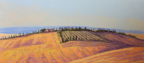 Toscana, Asciano by Revaz Tcheishvili, Painting for Sale on Singulart