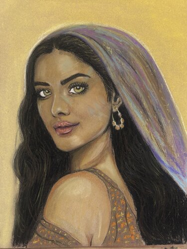 Gitana by Roberto Rosario, 소묘 for Sale on Singulart