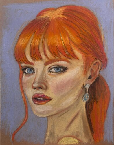 Peli-roja by Roberto Rosario, 소묘 for Sale on Singulart