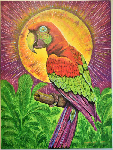 Alerta Guacamayo by Roberto Rosario, 회화 for Sale on Singulart