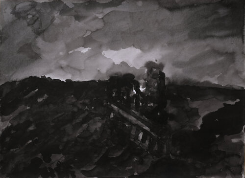 Mist_11 by Lei Gu, 회화 for Sale on Singulart