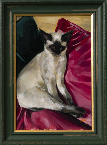 Sleeping Siamese by Jasper Andries, 絵画 for Sale on Singulart