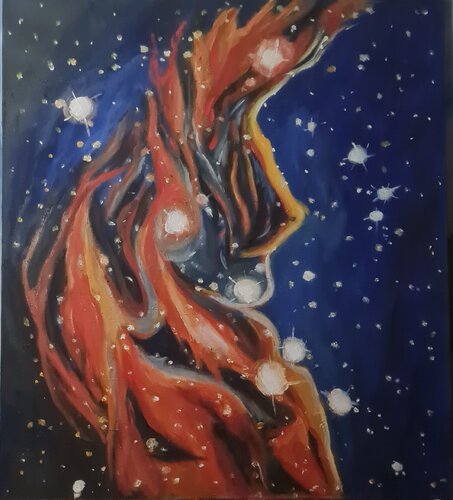 Cosmic Ascension by Rezan Ozger, 회화 for Sale on Singulart
