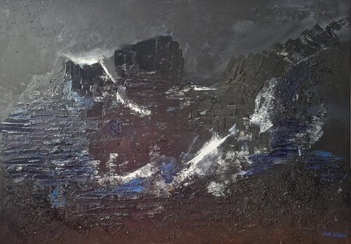 ONYX 1 by Anegué gueydan christiane, Painting for Sale on Singulart