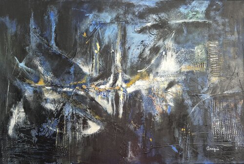 ONYX 2 by Anegué gueydan christiane, Painting for Sale on Singulart