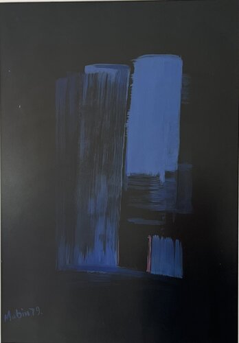 mübin orhon – untitled (abstract composition) by Obscura Gallery, Painting for Sale on Singulart