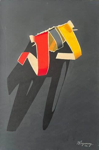 burhan doğançay – untitled (collage composition), 1982 by Obscura Gallery, Painting for Sale on Singulart