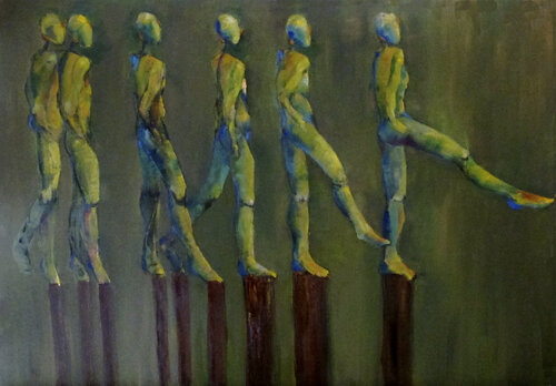 El consecuente inestable par Sara Gallego, Peinture en vente sur Singulart