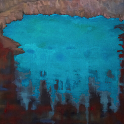 Balsa minera desbordada e infiltrante by Sara Gallego, Painting for Sale on Singulart