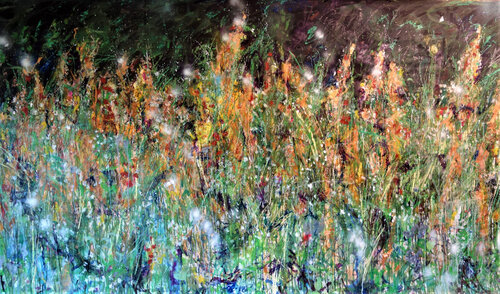 Sommerwiese par Emily Puetter, Peinture en vente sur Singulart