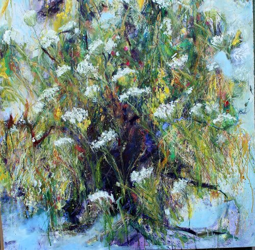 Wildes Blühen par Emily Puetter, Peinture en vente sur Singulart