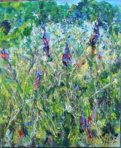 Ordnung des Blühens par Emily Puetter, Peinture en vente sur Singulart