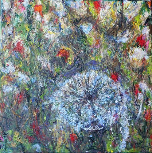 The flower that is a miracle van Emily Puetter, Schilderij te koop op Singulart