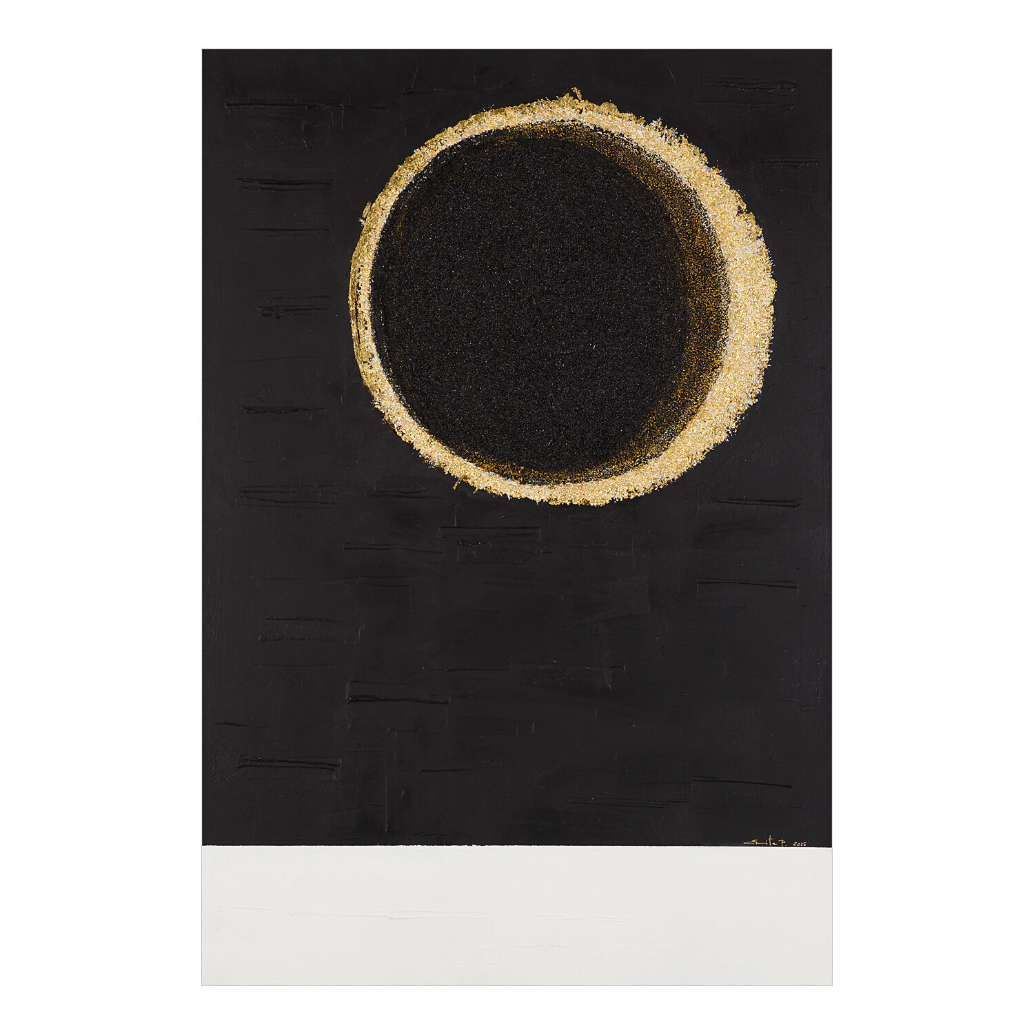 When the Sun meets the Moon: Eclipse Patricia Eremita Original painting for sale