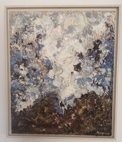 cuatro estaciones "Invierno" di Pam Ringeling Art, Pittura in vendita su Singulart