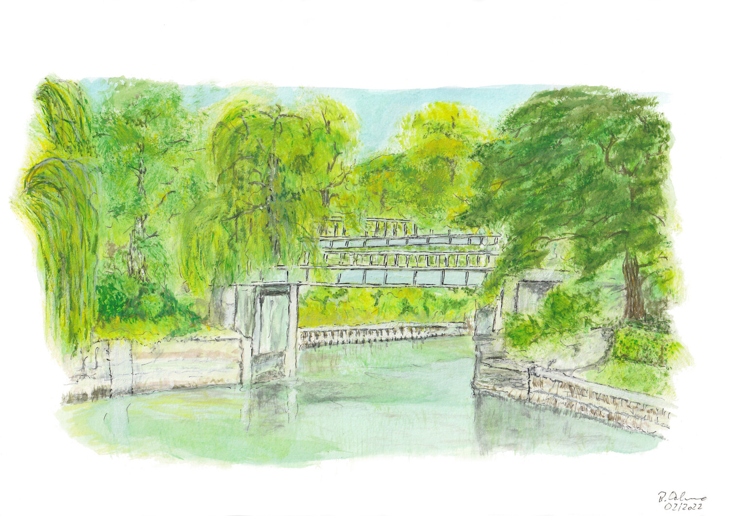 Der Jederitzer Brücke Rudolf Oehme