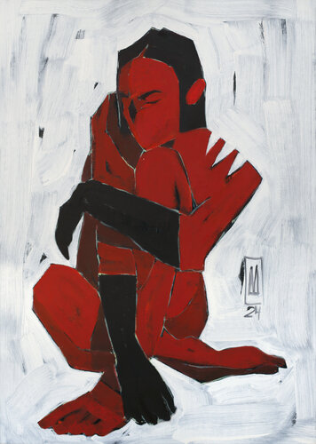 In the womb van Anastasiia Danilenko, Schilderij te koop op Singulart