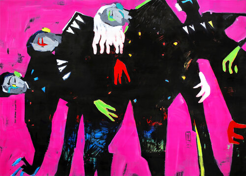 Dreamers par Anastasiia Danilenko, Peinture en vente sur Singulart