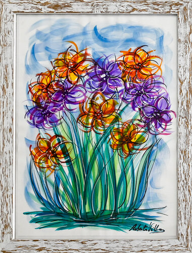 Impressioni d'estate van Roberta Villa, Werk op papier te koop op Singulart