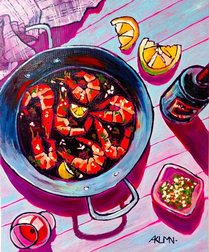 Bon appetit! par Asia Klim, Peinture en vente sur Singulart