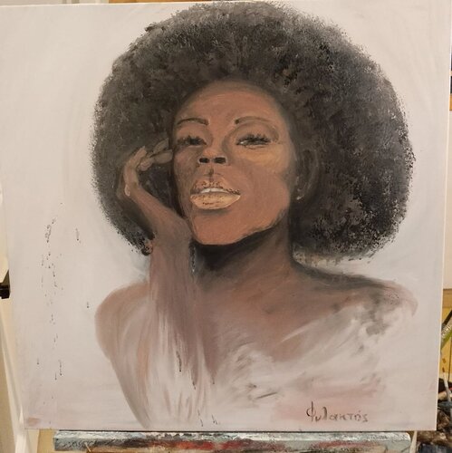 Nandine par Helias Fylactos, Peinture en vente sur Singulart