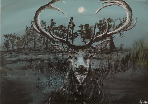 Spirit par Helias Fylactos, Peinture en vente sur Singulart
