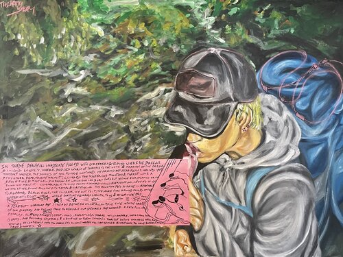 New mountain van matya boukir, Schilderij te koop op Singulart