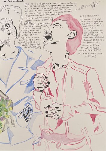 59th anniversary by matya boukir, Work on Paper for Sale on Singulart