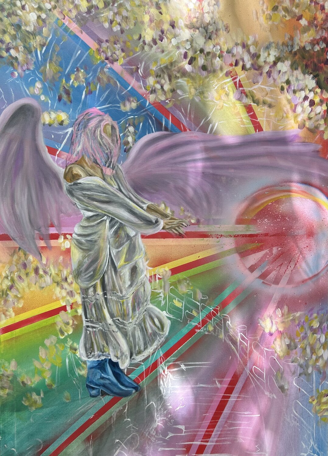 Dans les merveilles avec Alice matya boukir Original painting for sale